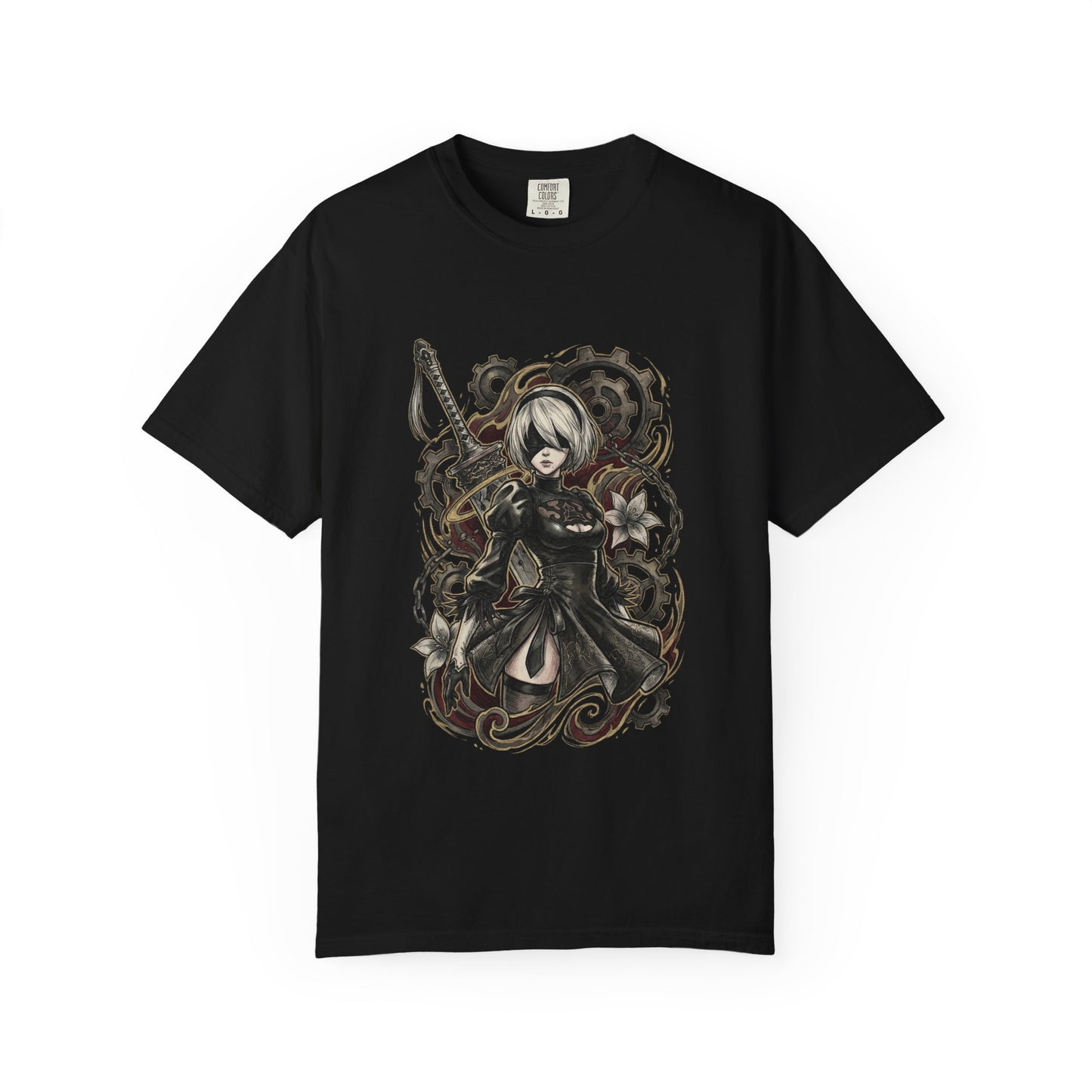 2B Android Eternal Cycle Maelstrom Torrent NieR Icon Premium T-Shirt