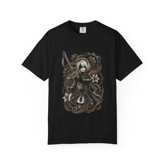 2B Android Eternal Cycle Maelstrom Torrent NieR Icon Premium T-Shirt