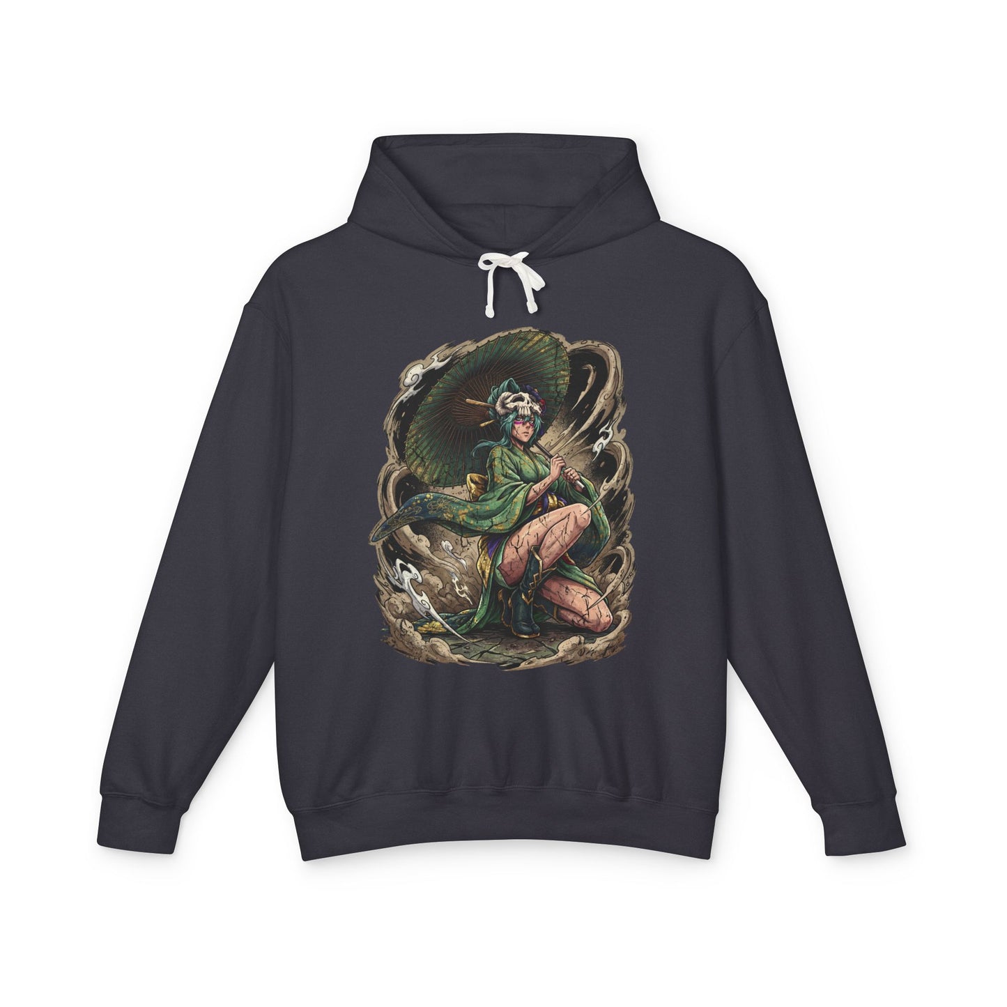 Green Hair Arrancar Warrior Nelliel Tu Gamuza Brave Souls Parasol Unisex Premium Hoodie