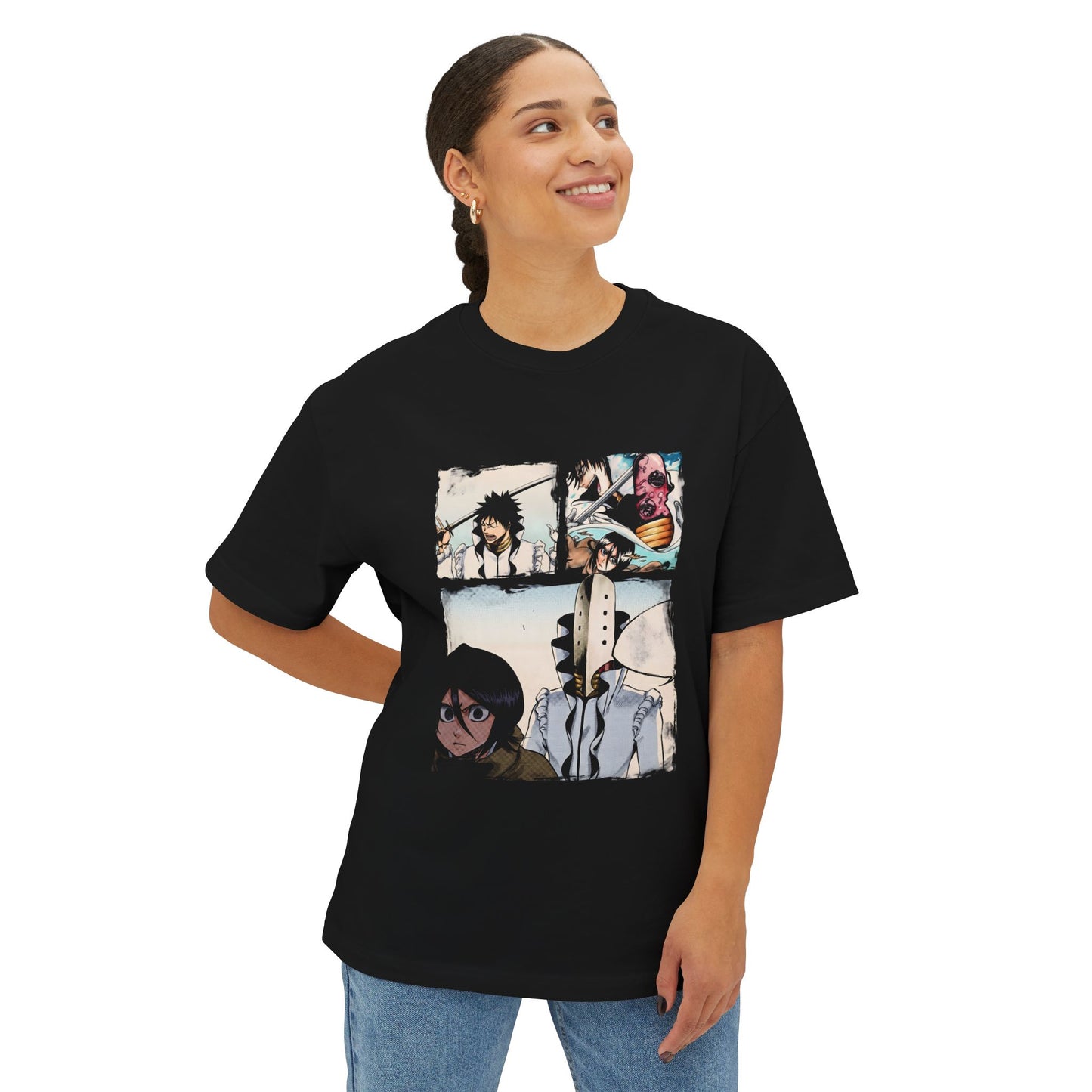 Hollow Bleach Dynamic Anime Character Tee - Oversized Premium Tee