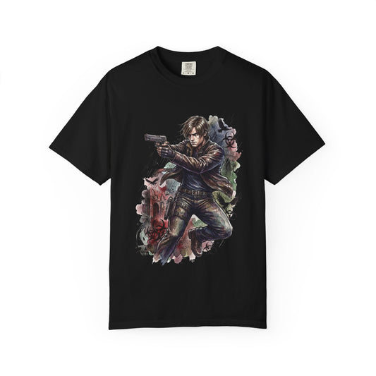 RE9 Leon Kennedy Survivor Guilt Raccoon City Tribute Design Premium T-Shirt
