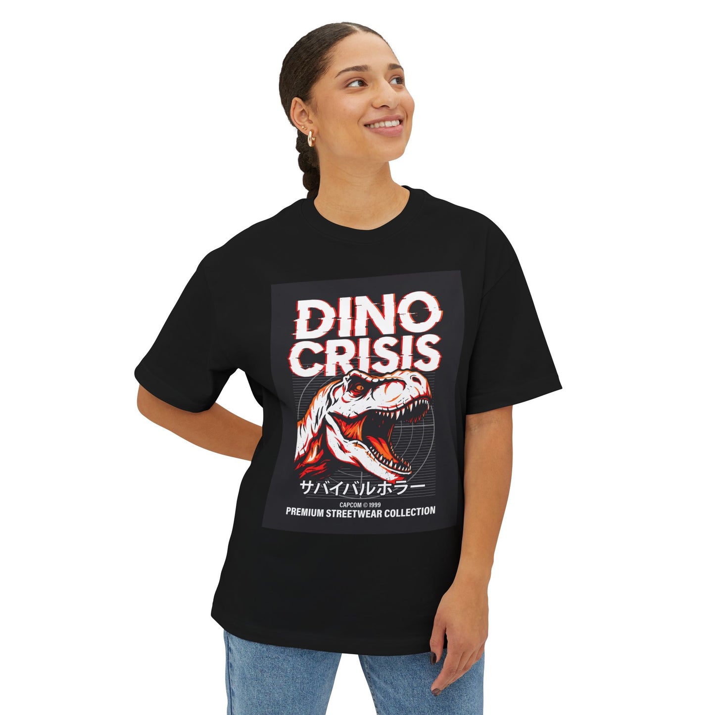 Dino Crisis: T-Rex Chase & Facility Escape Premium Oversized Unisex T-Shirt