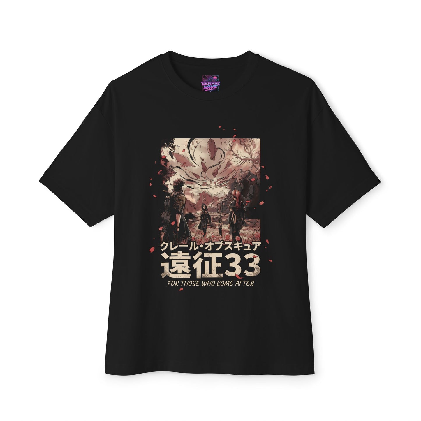 Gorgeous Red Gommage: Expedition 33 Street Fashion Premium Oversized Unisex T-Shirt