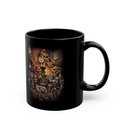 Mewgenics Isaac Easter Egg Catapocalypse Black Mug