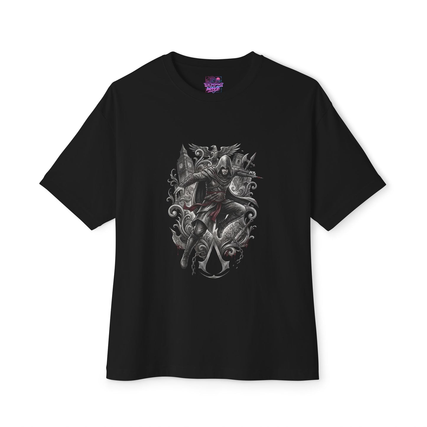 Ezio Auditore da Firenze Assassin Fan Art Premium Oversized Unisex T-Shirt