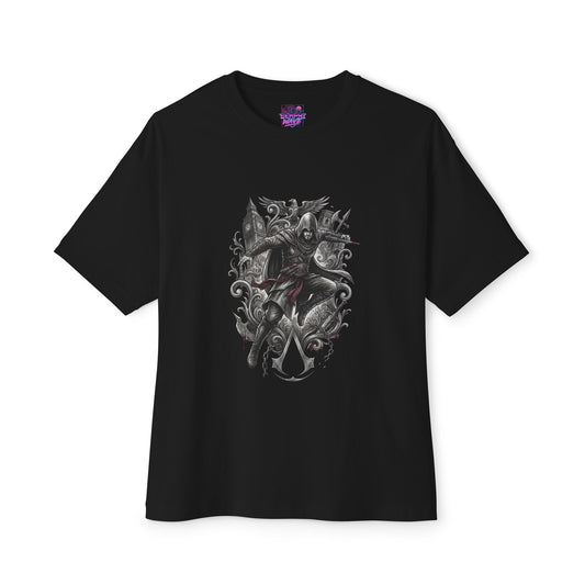 Ezio Auditore da Firenze Assassin Fan Art Premium Oversized Unisex T-Shirt