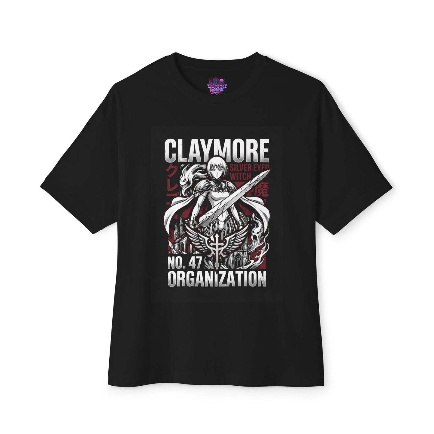 Claymore Dark Fantasy Action Series Premium Oversized Unisex T-Shirt
