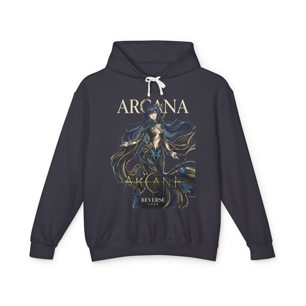 Reverse 1999 Arcana Big Title Butterflies Fan Art Hoodie
