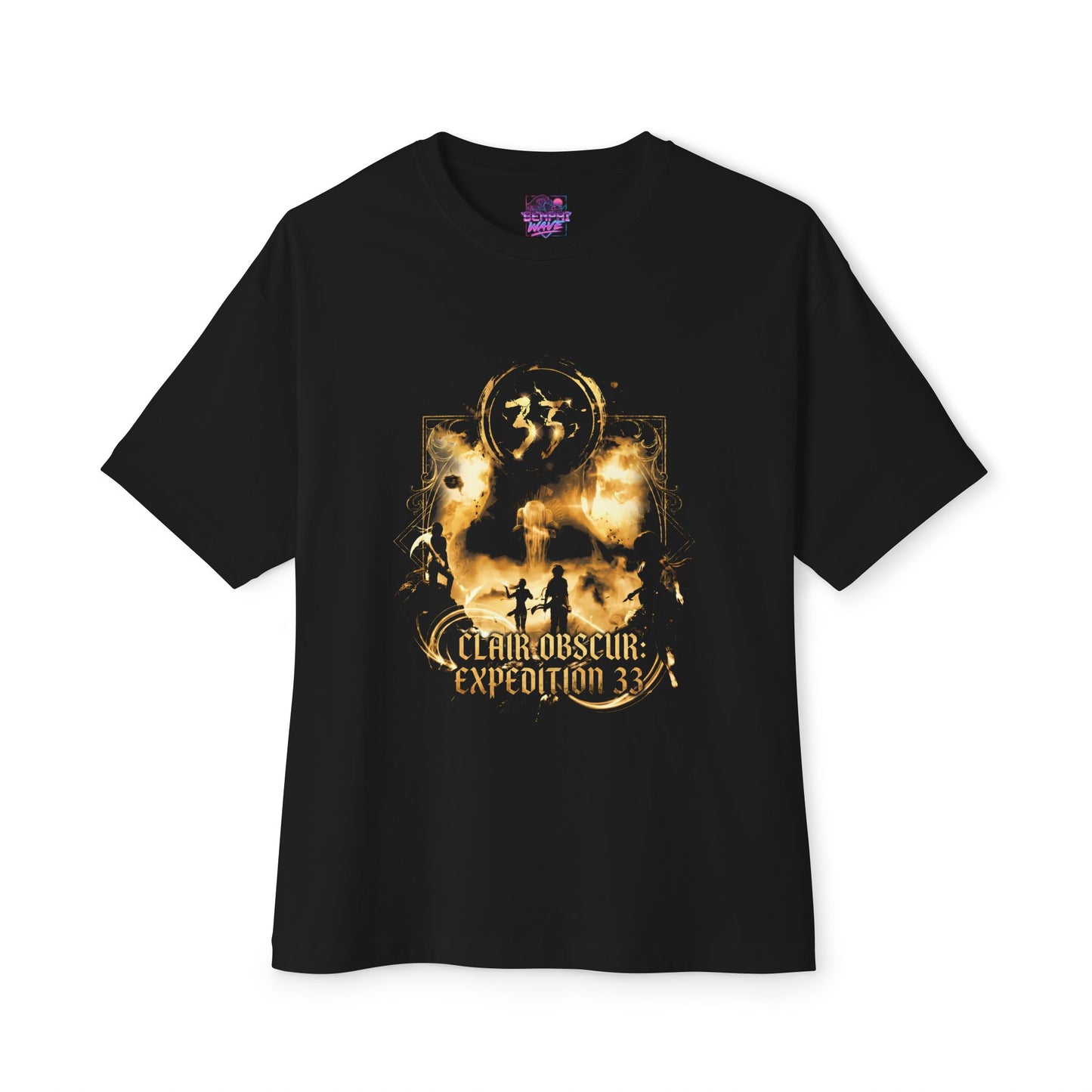 Expedition 33 Red Petal Streetwear: Clair Obscur Painterly Style Premium Oversized Unisex T-Shirt