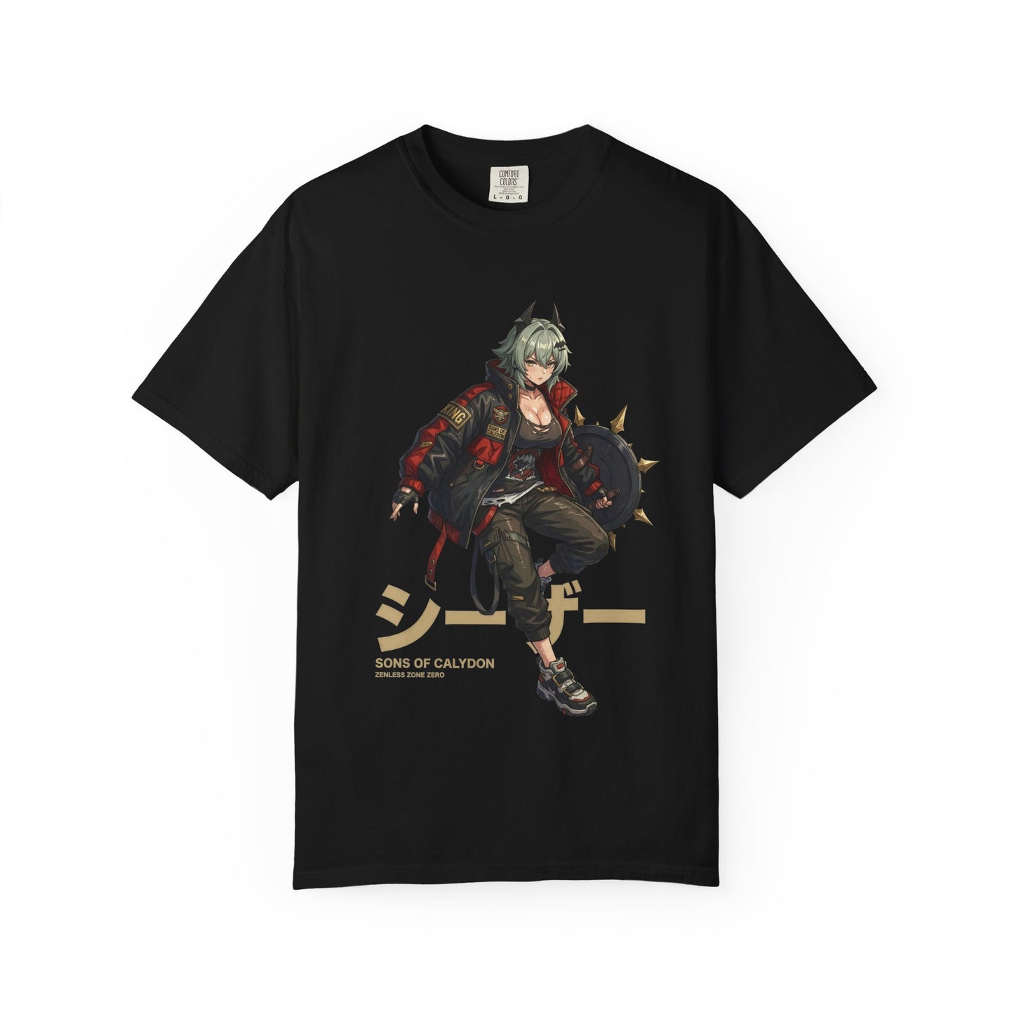 Caesar King Zenless Zone Zero Shield Warrior Fan Art Premium T-Shirt