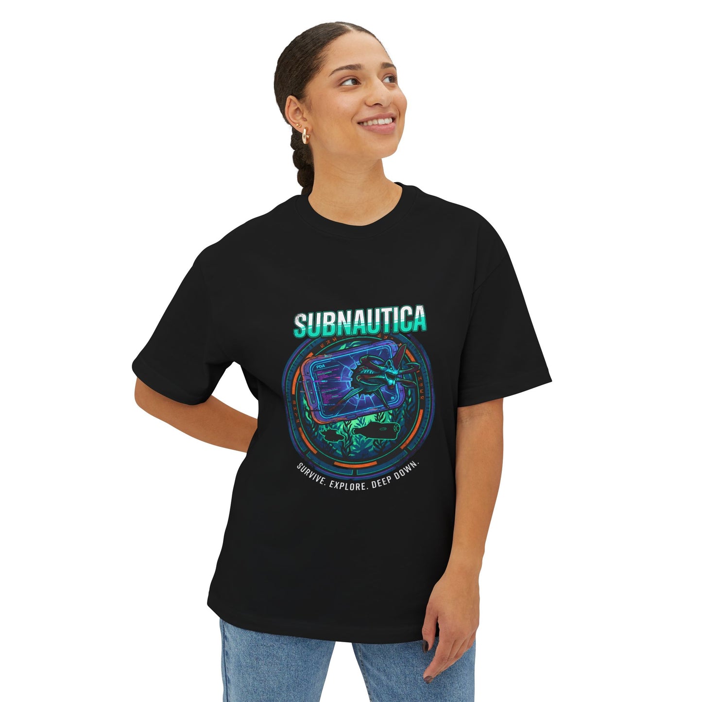 Subnautica: Planet 4546B Alien Ocean World Premium Oversized Unisex T-Shirt