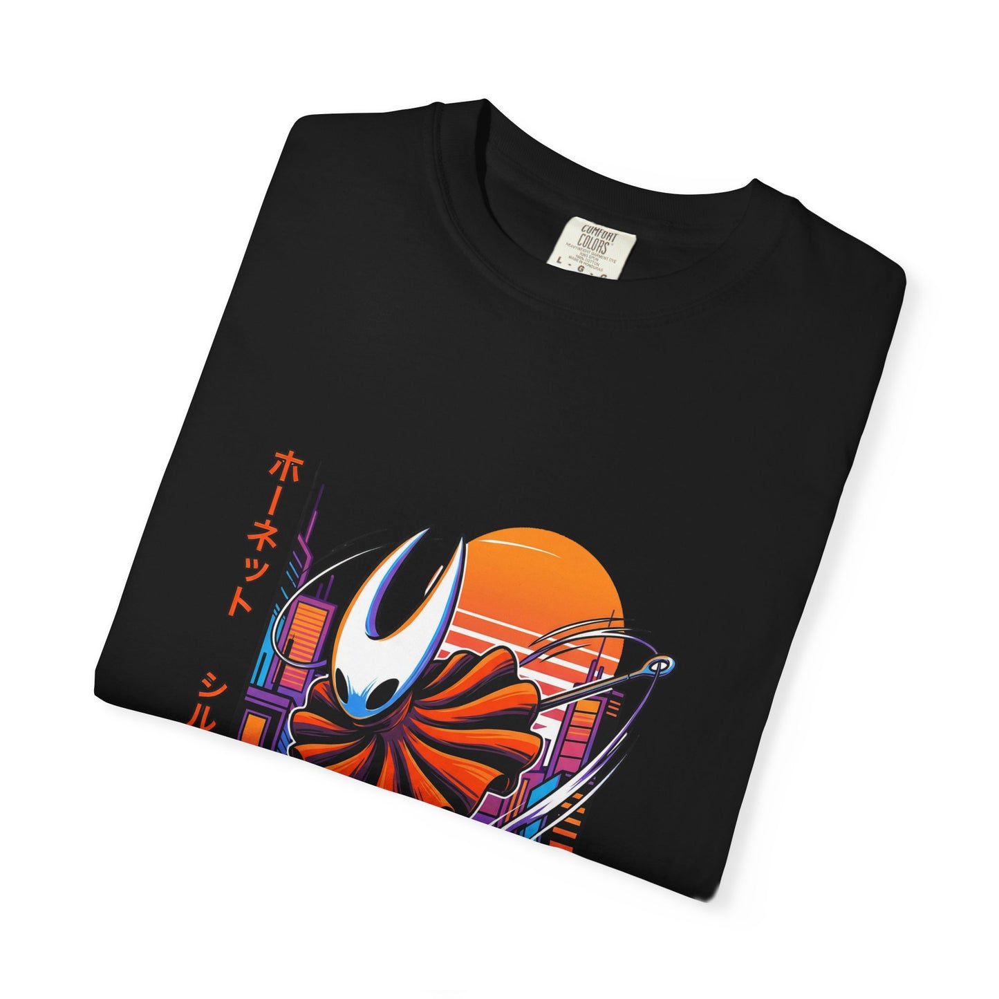 Hornet Silksong Vaporwave – Neon Needle Princess Premium T-Shirt