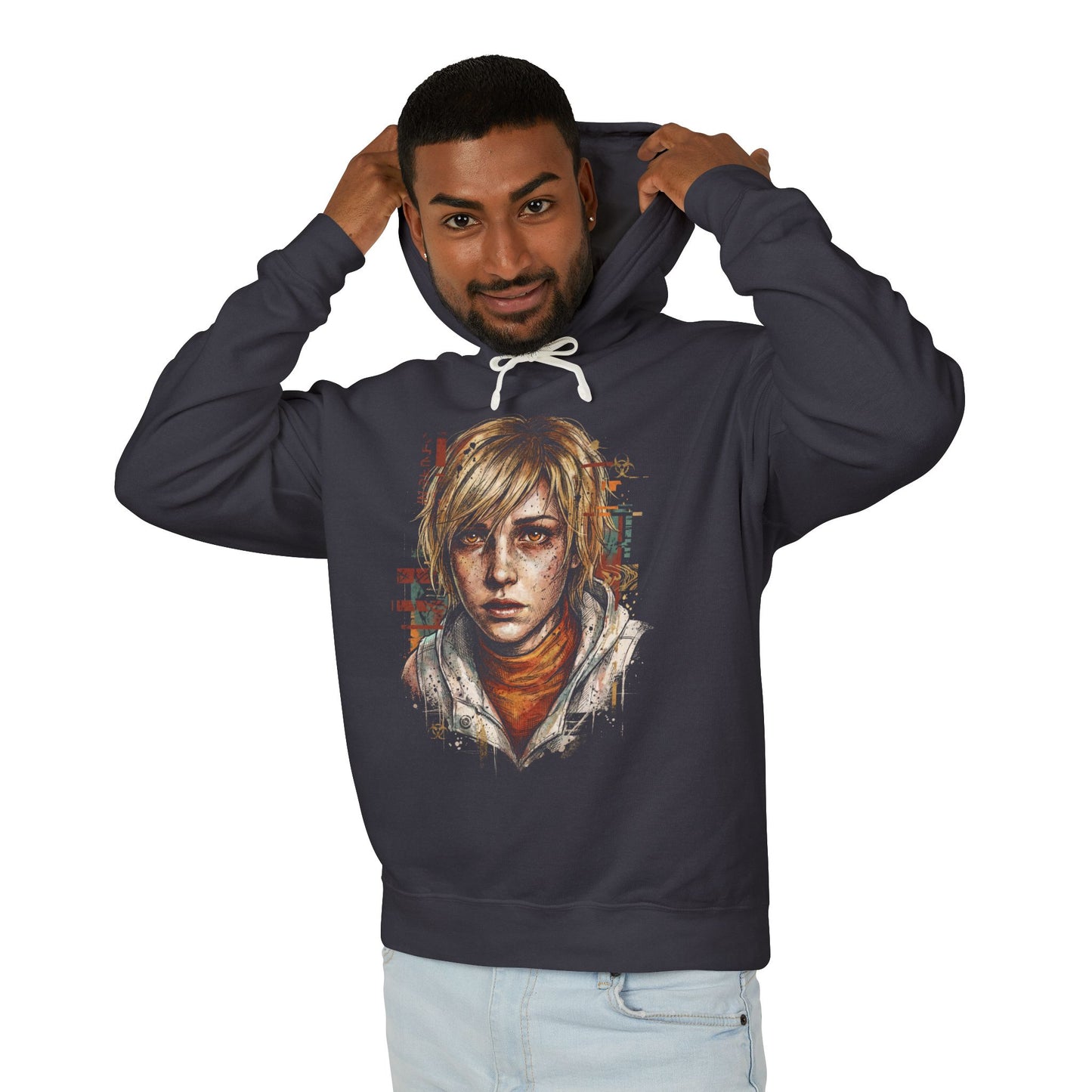 Cheryl Heather Silent Hill 3 Orange Hoodie Black Leggings Design Unisex Premium Hoodie