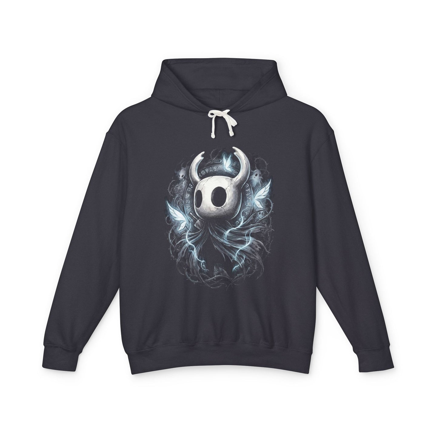 Ghost Hollow Knight Black Shell Cape Icon Unisex Premium Hoodie