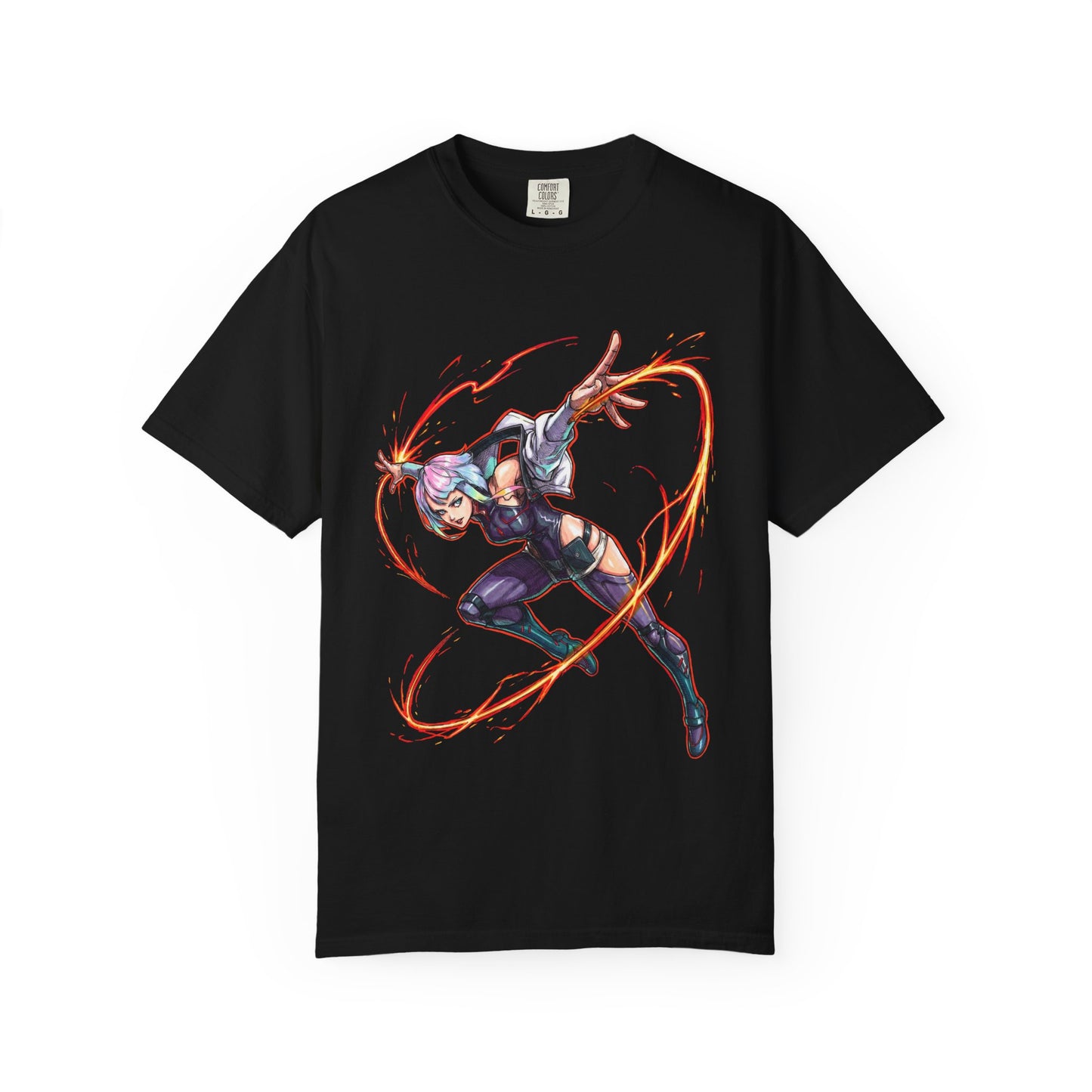 Cyberpunk Edgerunners Lucy David Love Story Tragic Icon Premium T-Shirt