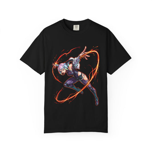Cyberpunk Edgerunners Lucy David Love Story Tragic Icon Premium T-Shirt