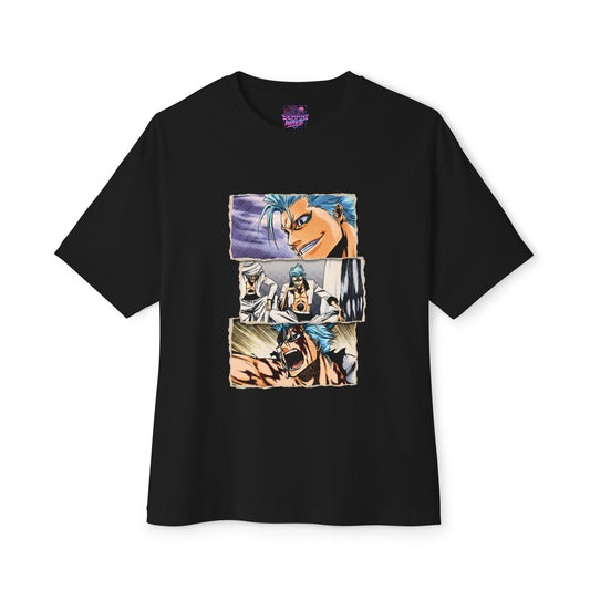 Grimmjow Bleach Anime Portrait Streetwear Tee - Oversized Premium Tee