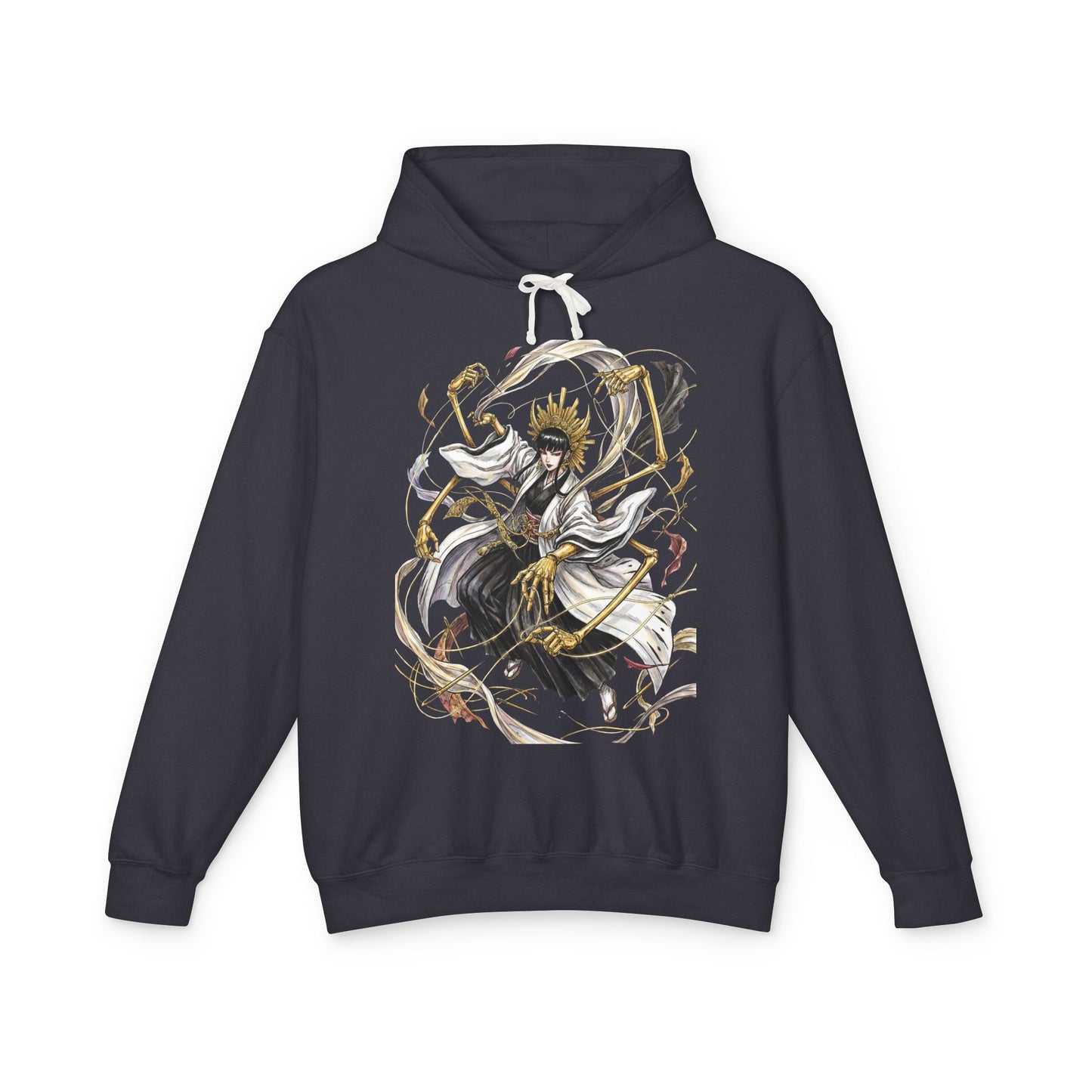 Senjumaru Shutara Bleach Great Weave Guard Multi-Arm Design Unisex Premium Hoodie