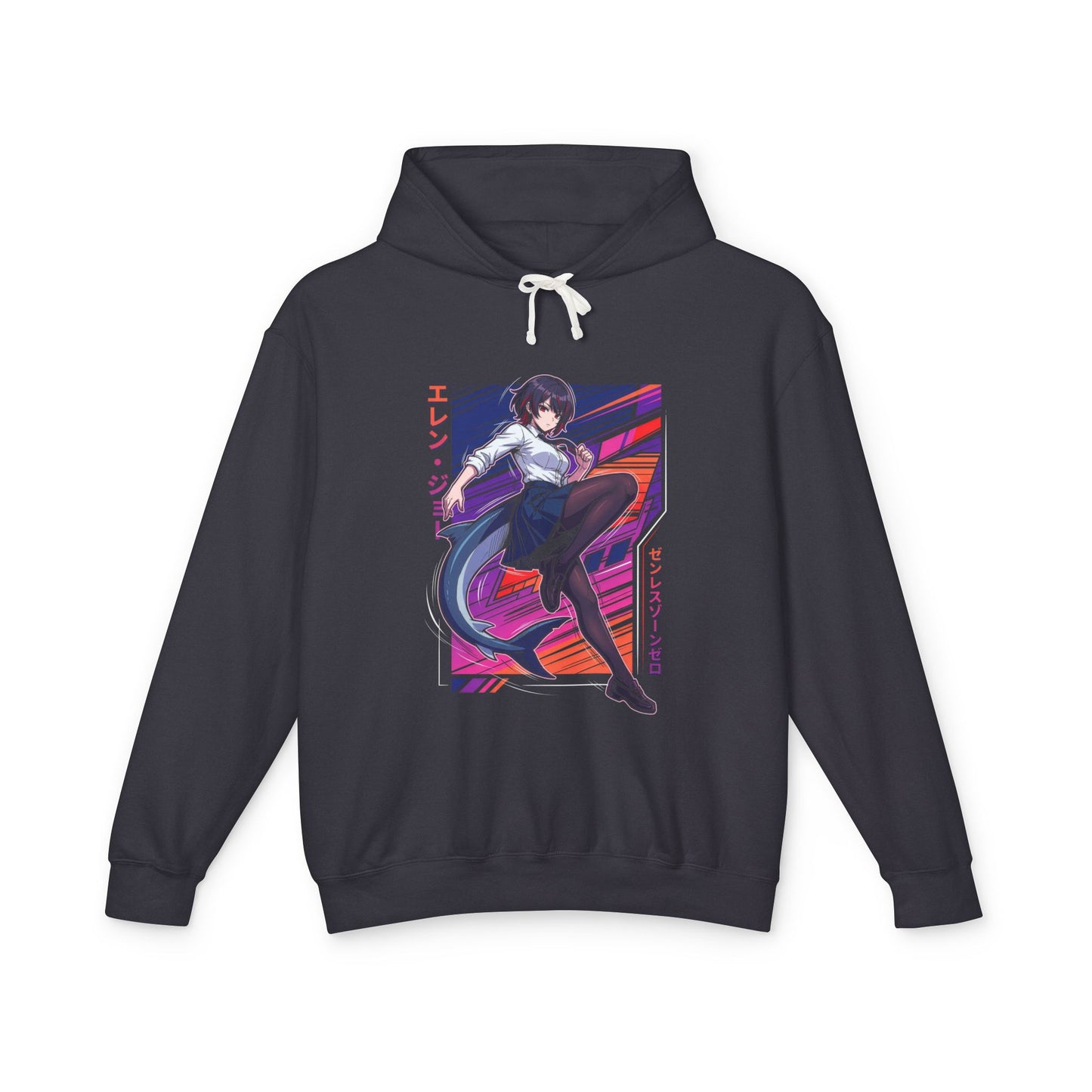 Ellen Joe Zenless Zone Zero 80s Neon Shark Tail Unisex Premium Hoodie