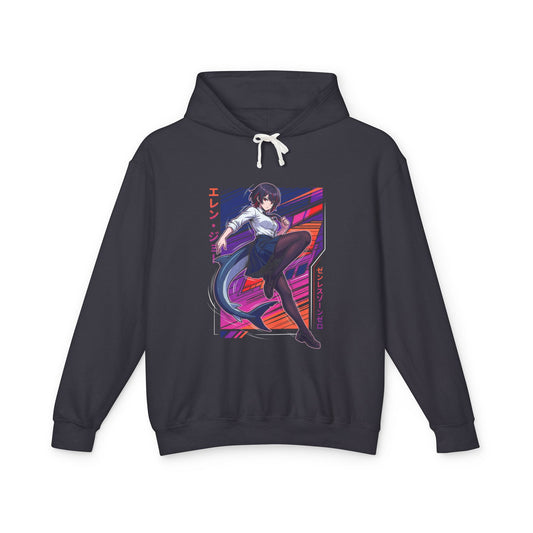 Ellen Joe Zenless Zone Zero 80s Neon Shark Tail Unisex Premium Hoodie
