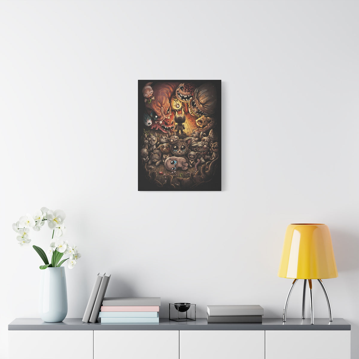 Mewgenics Isaac Easter Egg Catapocalypse Canvas Print