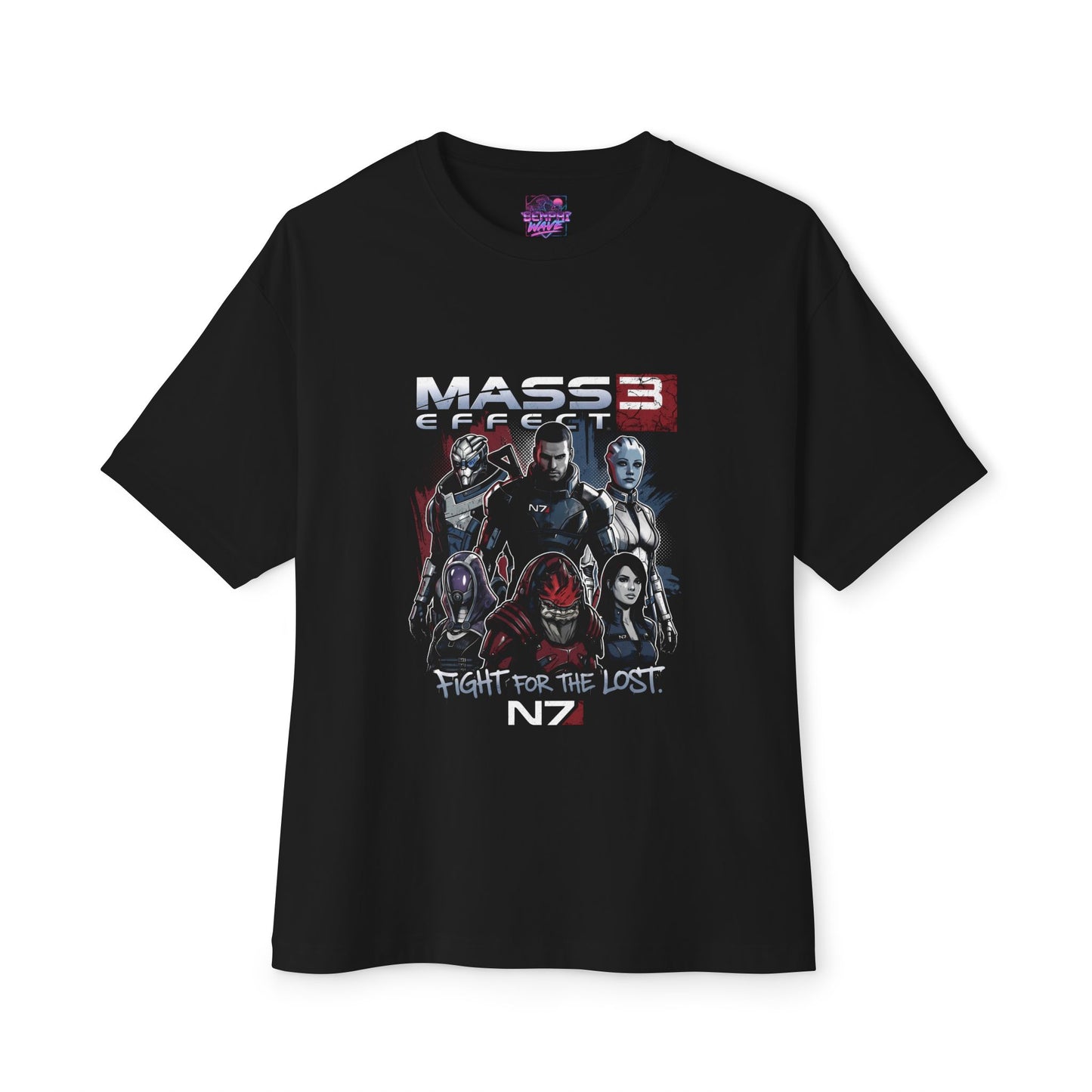 Epic Mass Effect Journey Across the Stars to Save Civilization Premium Oversized Unisex T-Shirt