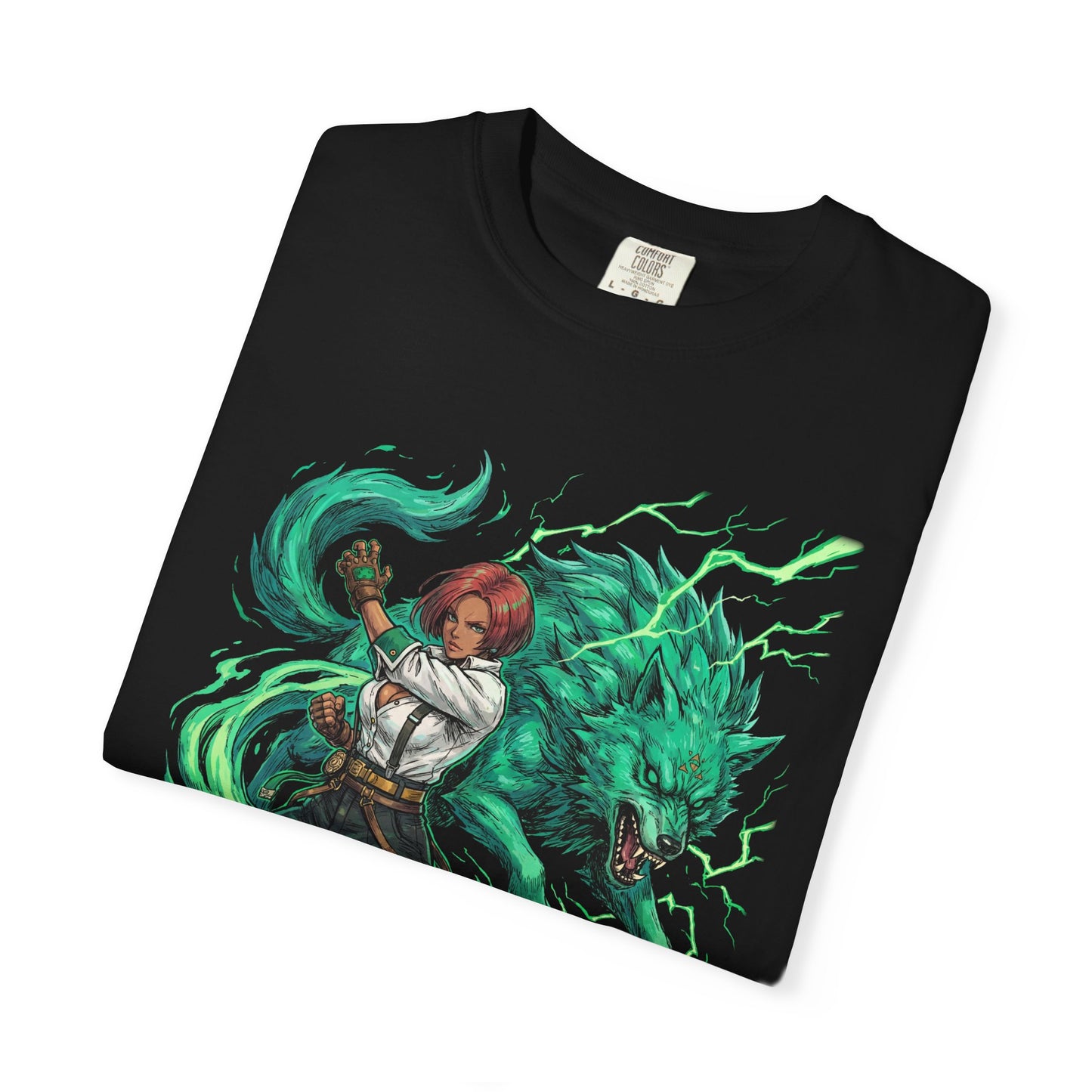 Giovanna Guilty Gear Strive: Energetic Smile Wolf Tail Premium T-Shirt