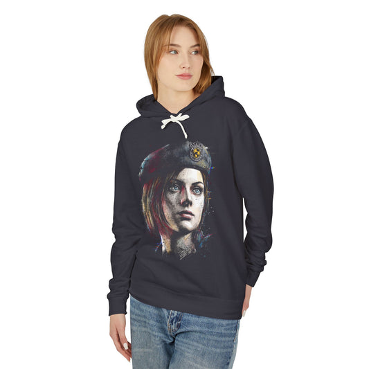 Resident Evil Jill Valentine Lockpick Knife Herb Mixing Icon Unisex Premium Hoodie