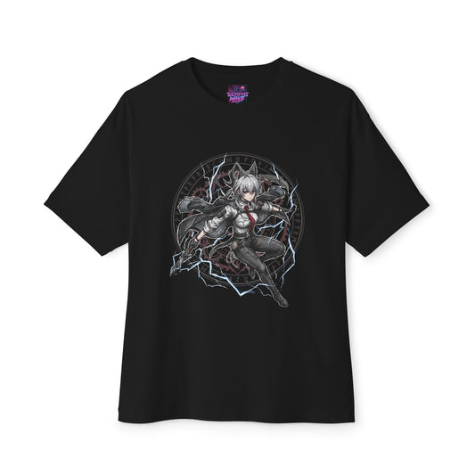 Wuthering Waves Zani Lightning Rune Circle Fan Art Oversized T-Shirt