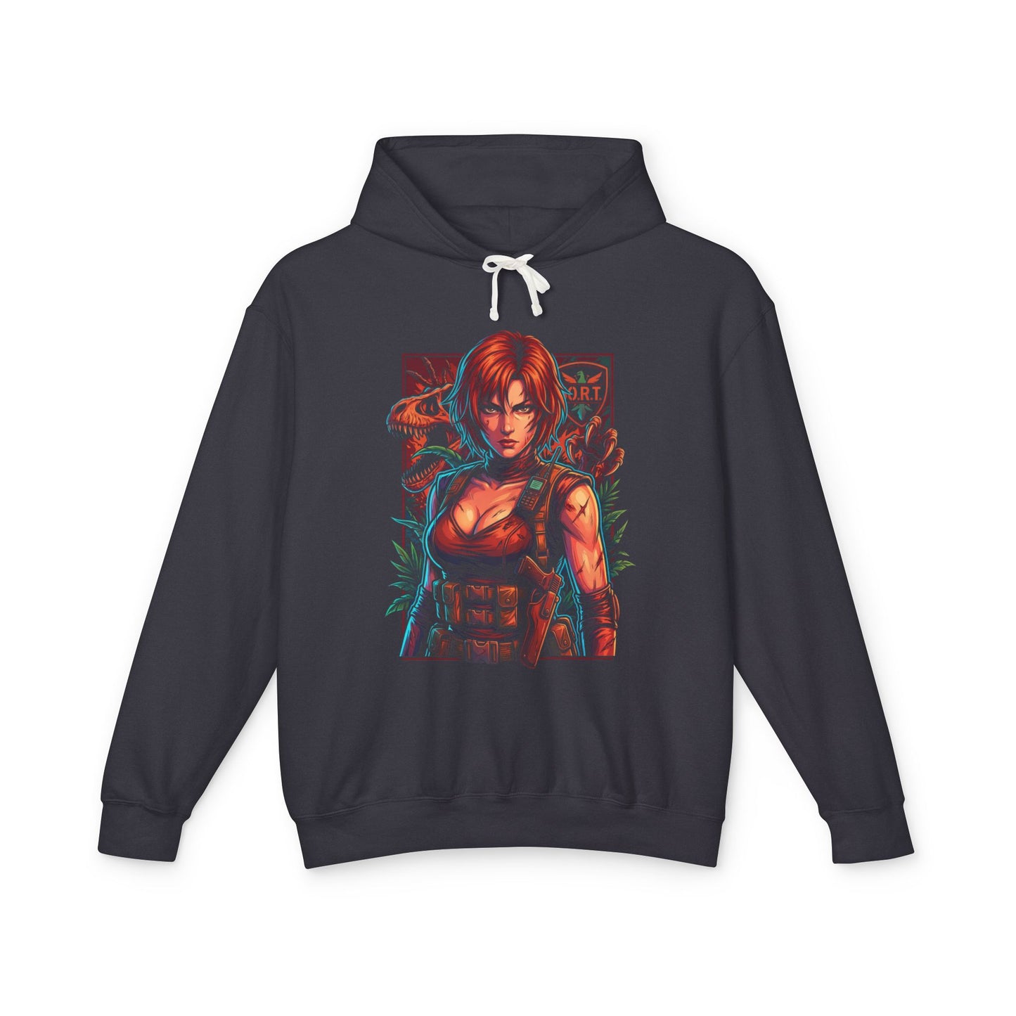 Dino Crisis Regina Tactical Outfit Red Hair Icon Unisex Premium Hoodie