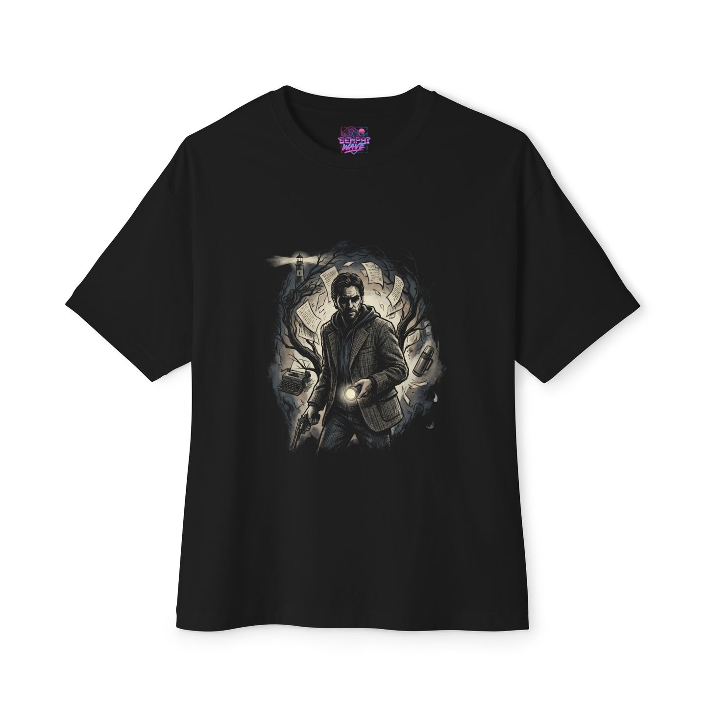 Alan Wake The Writer Awakens Premium Oversized Unisex T-Shirt