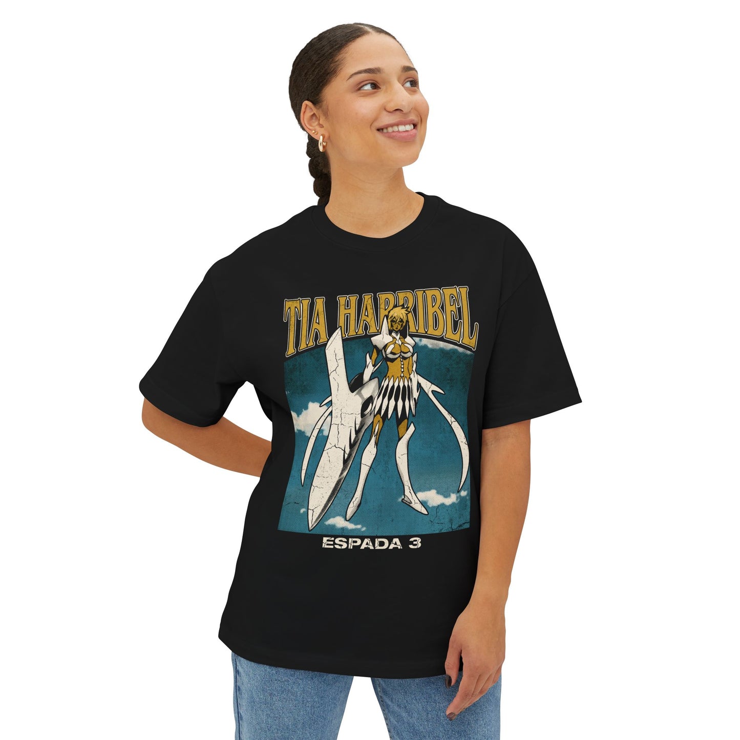 Tia Halibel Bleach Retro Anime Graphic Bootleg Tee - Oversized Premium Tee