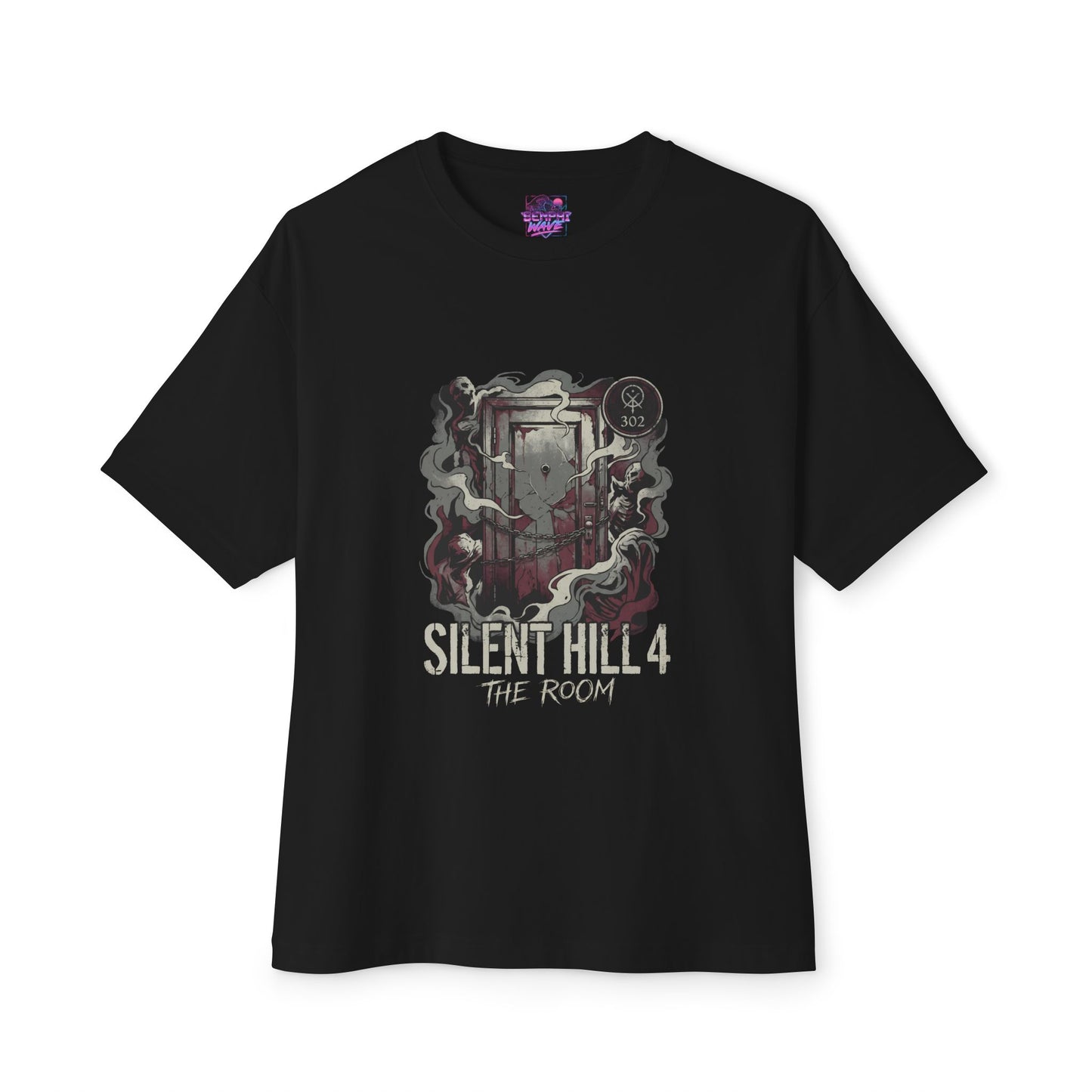 Silent Hill 4: The Room PS2 Box Art Tribute Premium Oversized Unisex T-Shirt