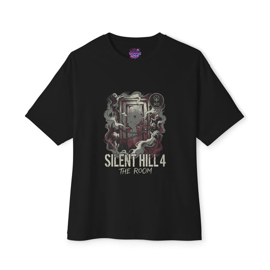Silent Hill 4: The Room PS2 Box Art Tribute Premium Oversized Unisex T-Shirt