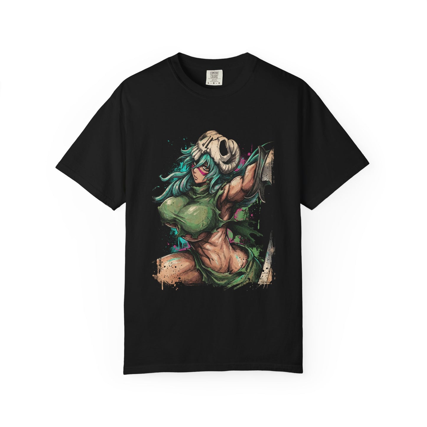 Nelliel Green Hair Arrancar Warrior Nelliel Tu Gamuza Brave Souls Parasol Premium T-Shirt