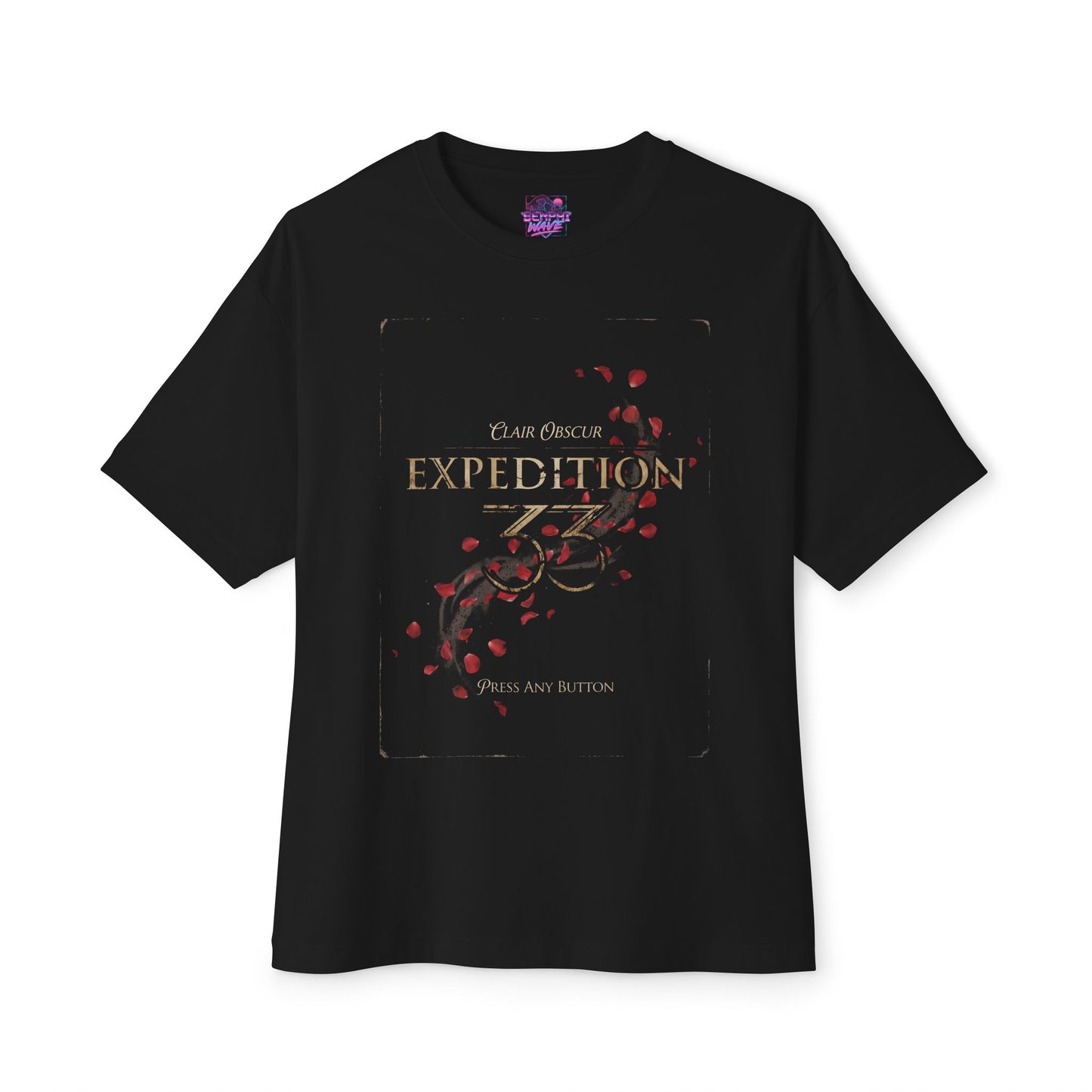 Clair Obscur Expedition 33: Streetwear Red Petal Gommage Premium Oversized Unisex T-Shirt