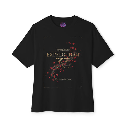 Clair Obscur Expedition 33: Streetwear Red Petal Gommage Premium Oversized Unisex T-Shirt