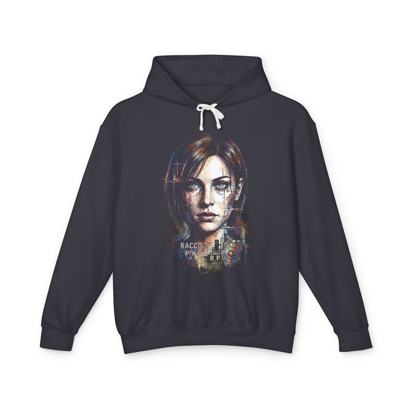 RE Jill Valentine STARS Alpha Raccoon Outbreak Portrait Unisex Premium Hoodie