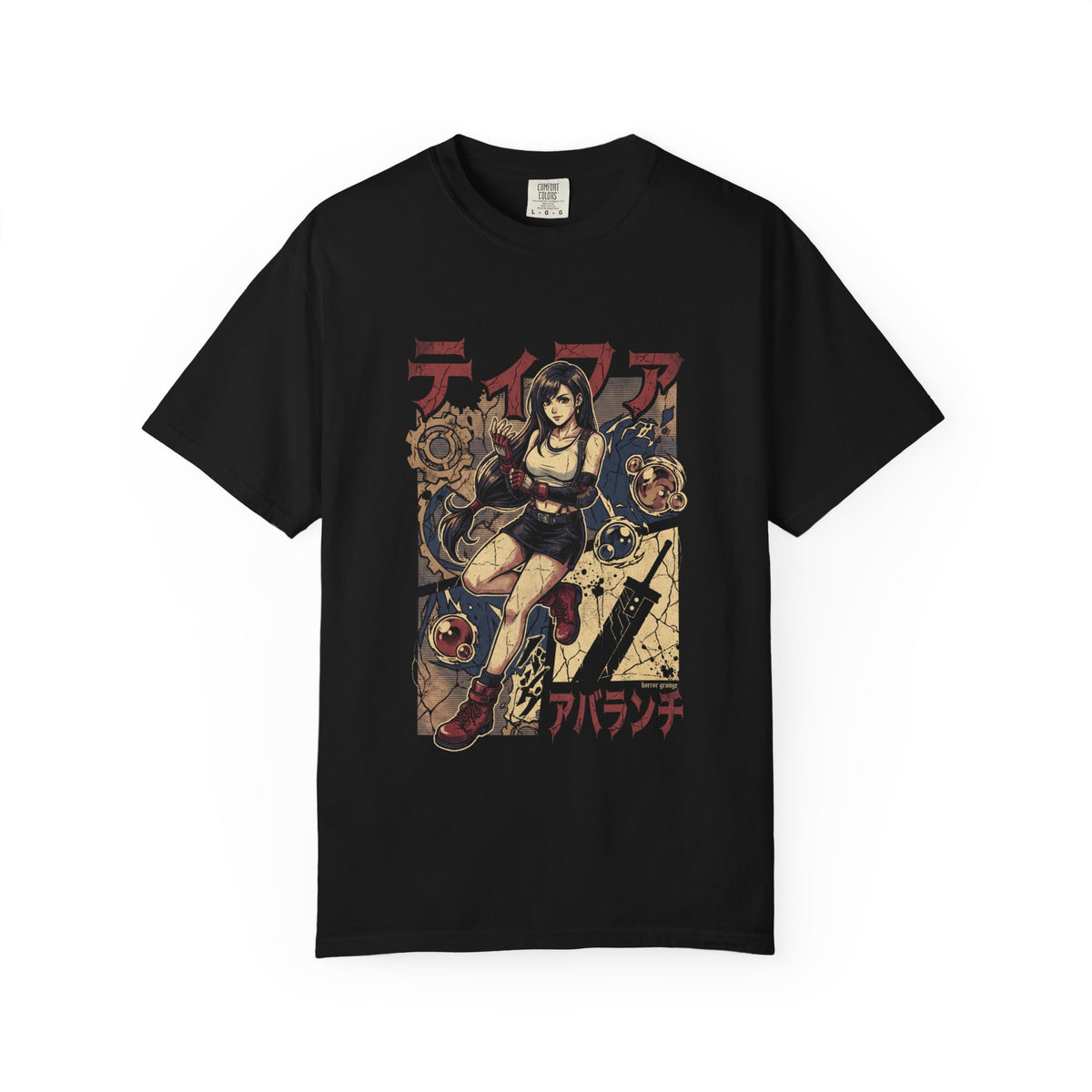Final Fantasy Tifa Fighting Gloves Red Vambrace Art Premium T-Shirt
