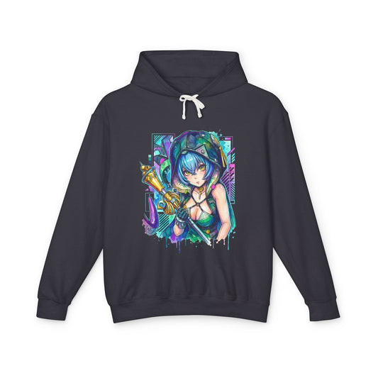 Lucia Elowen ZZZ Spook Shack Goat Thiren Portrait Unisex Premium Hoodie