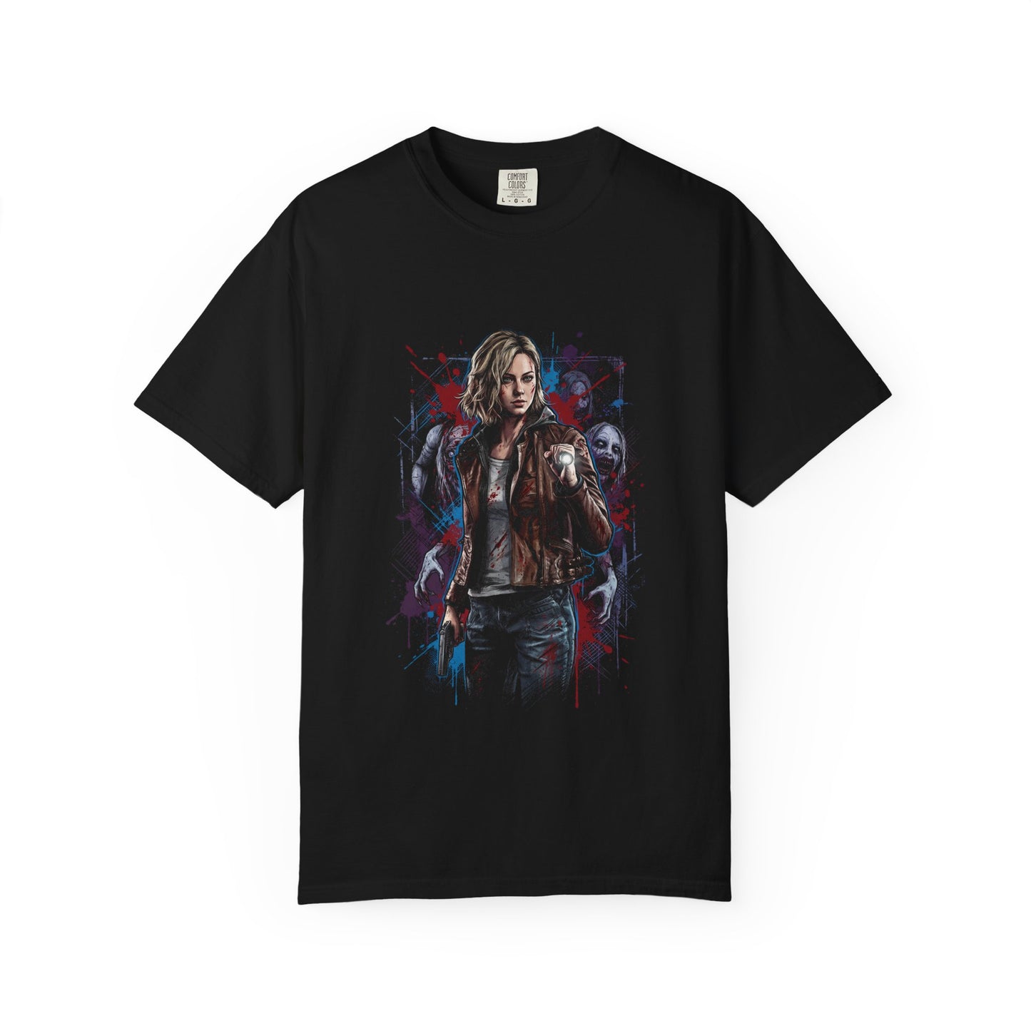 Dark Grunge Retro Resident Evil Requiem Grace Ashcroft Design Premium T-Shirt
