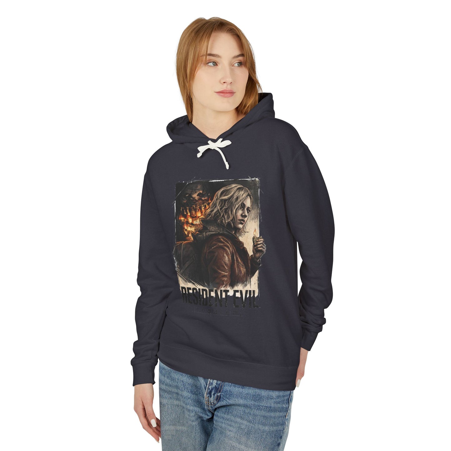 Resident Evil Requiem Grace Ashcroft Unisex Premium Hoodie