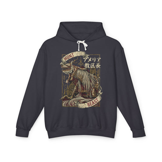 Bloodborne Vicar Amelia Lupine Beast Antlers Fur Horror Icon Unisex Premium Hoodie