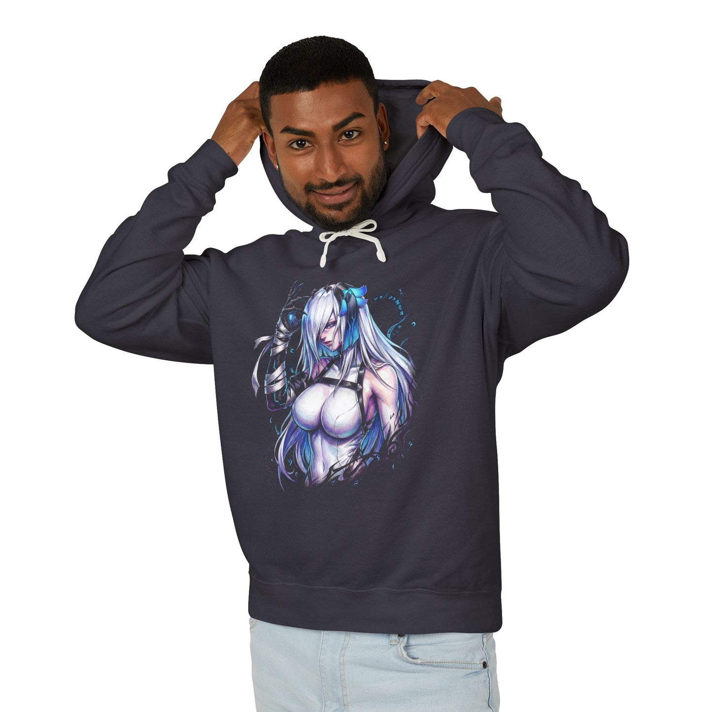 Narja Veracity Stack Healing and Damage Chaos Zero Nightmare Art Unisex Premium Hoodie
