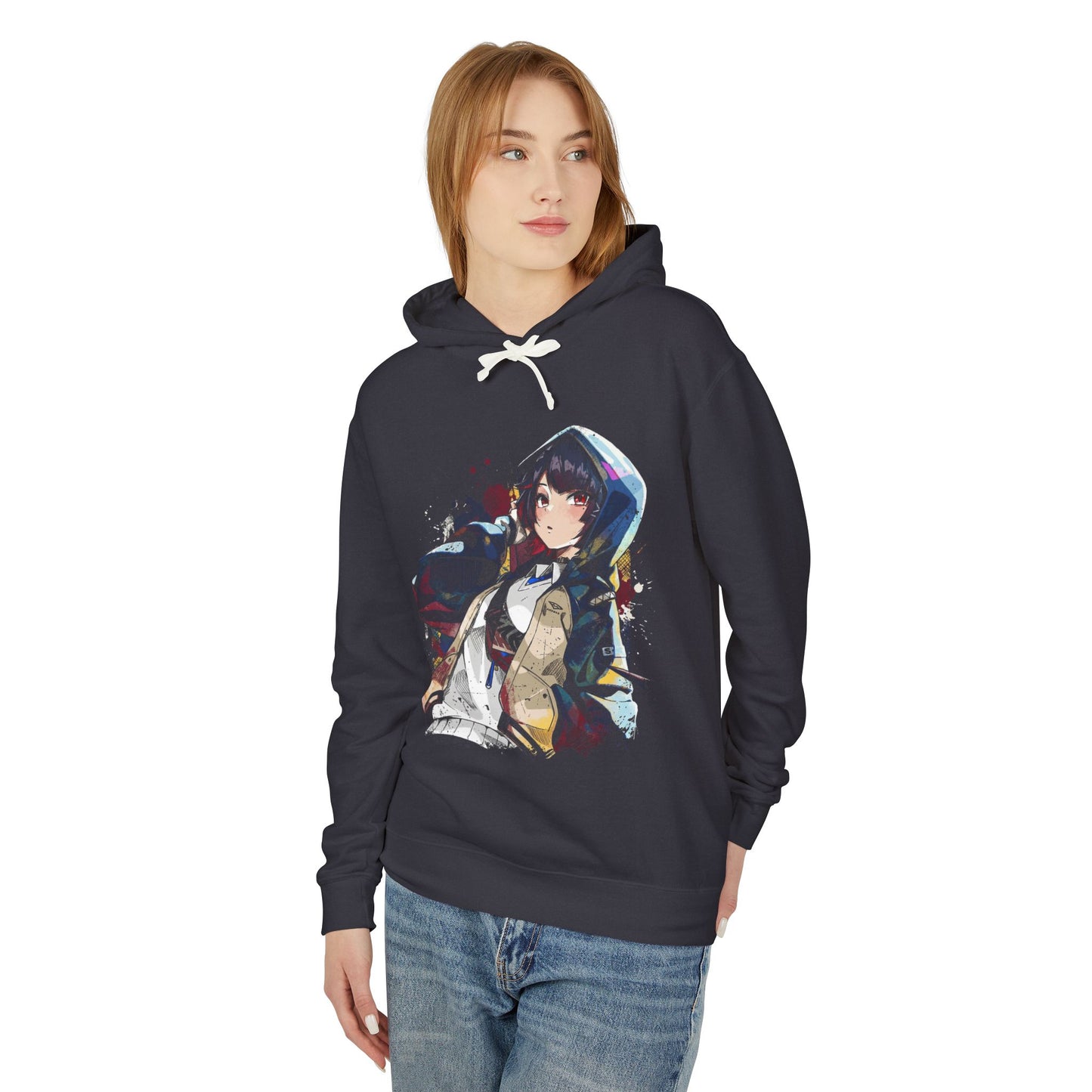Ellen Joe ZZZ Shark Tail Scissors Maid Outfit Art Unisex Premium Hoodie