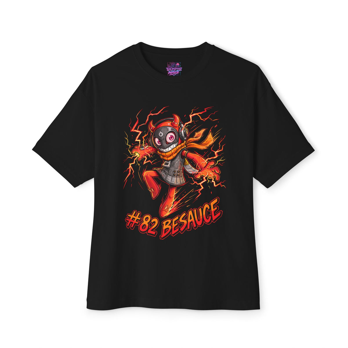 Besauce Aniimo Elemental Burst Creature Art - Oversized Premium Tee