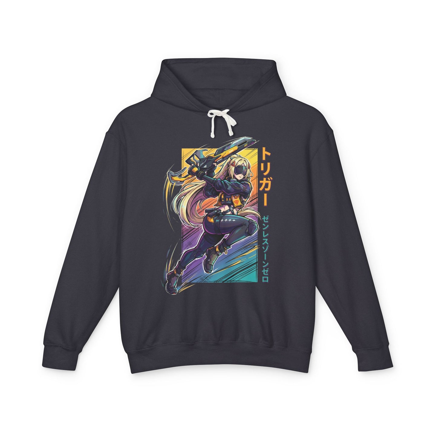 Zenless Zone Zero Trigger Retro Synthwave Electric Stun Unisex Premium Hoodie