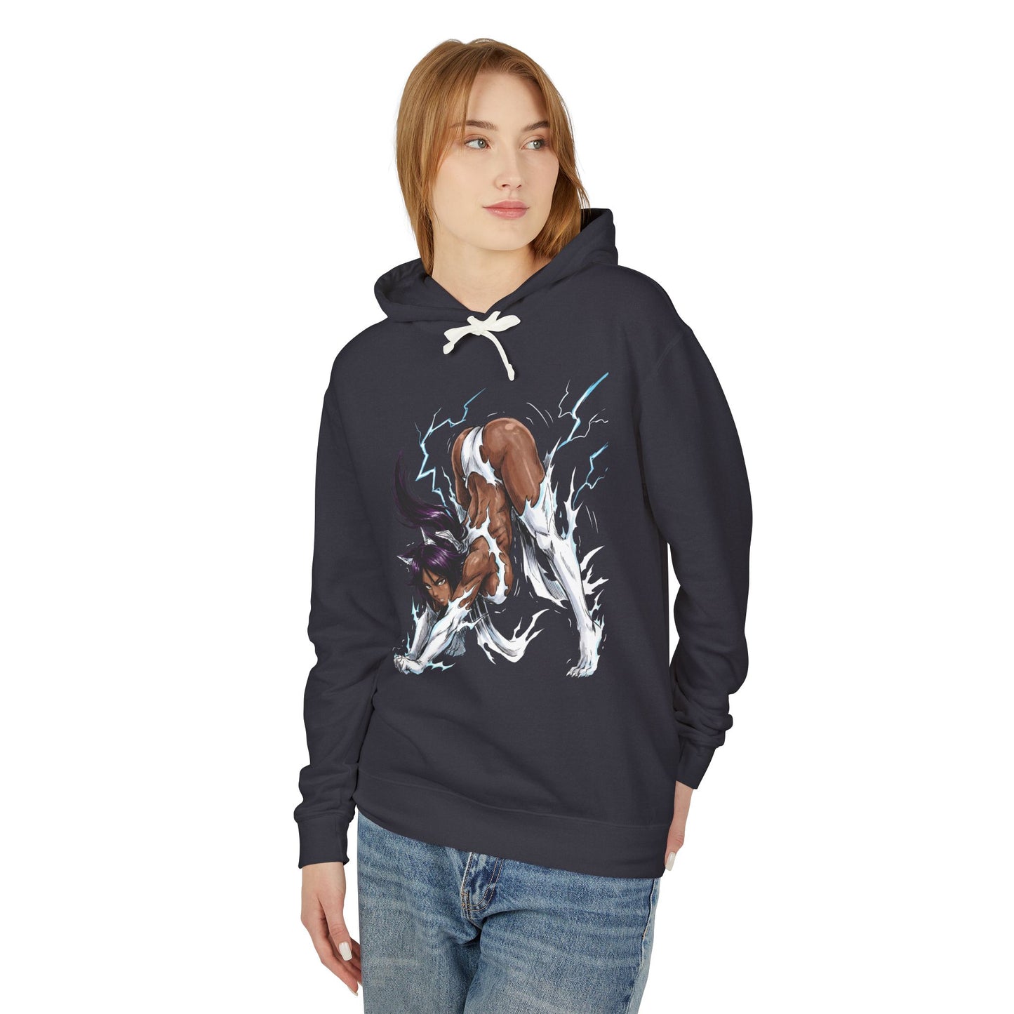 Bleach Yoruichi Shihouin Flash Goddess Martial Arts Master Design Unisex Premium Hoodie