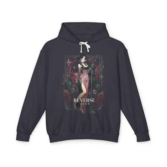 Reverse 1999 Anjo Nala Peacock Feather Stage Fan Art Hoodie