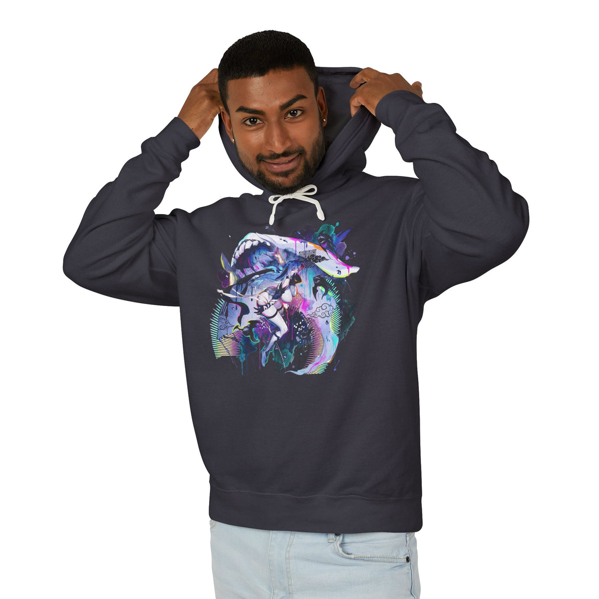Narja and Elysion Wyrm Chaos Zero Nightmare Replica Design Unisex Premium Hoodie